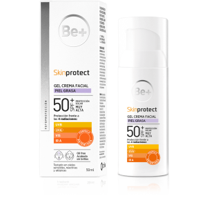 Be+ SKINPROTECT GEL CREMA FACIAL PIEL GRASA SPF50+