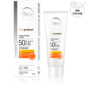 Be+ Skinprotect Ultra Fluido Facial sin color SPF50+